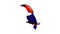 Toucan bird icon animation