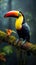 Toucans is the most beautiful birds in the world, ranked number 4 in natural beauty