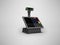 Touch cash register for goods rendering 3D render on gray background with shadow