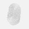 Touch fingerprint id app with shadows vector illustration