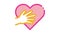 touch heart Icon Animation