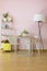 Touch of pink at home interior