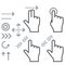 Touch screen gesture hand signs