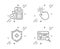 Touchpoint, Bill accounting and Medical shield icons set. Website search sign. Vector