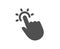 Touchpoint icon. Click here sign. Vector