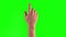 Touchscreen gestures in 3840â€†Ã—â€†2160. Set of hand gestures.