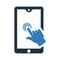 Touchscreen Technology Icon / vector graphics