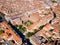 Toulouse aerial panoramic view, France