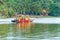 Tour boat on lake Shah Alam Malaysia