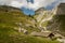 The Tour d`Ai and The tour de Mayen above the Refuge de Mayen, Switzerland
