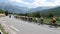 Tour de France 2019 cyclists near Ubaye river in France