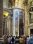 Tour Group in Saint Peter`s Basilica, Vatican, Rome