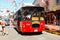 A tour trolley,  Provincetown, Cape Cod, Massachusetts