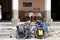 Touring bicycles at Seclantas village in Calchaqui Valley, Argentina