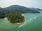 tourism boat bring tourist to Penang National Park