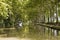 Tourism boat on the Canal du Midi