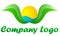 Tourism company green logo