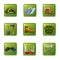 Tourism equipment icon