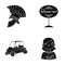 Tourism, history, sport and other web icon in black style.education, teacher, pointer icons in set collection.
