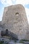 tourism medieval stone tower in the city of Toledo, Spain, ancient fortification