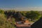 Tourism - small round lodges in Willem Pretorius game reserve in South Africa