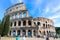 Tourism tour at great Colosseum, Rome, Italy