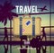 Tourism Travel Wanderlust Vacation Luggage Concept