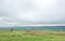 Tourist admires the rolling hills of Yorkshire