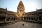 Tourist in Angkor Wat