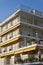Tourist apartments balconies in Roc de Sant Gaieta, Spain.