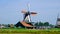 Tourist attraction: traditional Dutch windmill