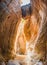 Tourist in Avakas canyon, Cyprus