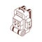 Tourist Backpack Icon