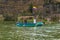 Tourist boat, in the lagoon of Yambo, Ecuador