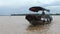 Tourist boat on Mekong River in Vietnam