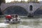 Tourist boat on River Tiber (Rome - Italy)