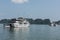 Tourist Boat Sailing on Bay