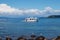 Tourist boat at Taupo lake, New Zealand