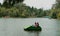 Tourist boating at kodaikanal lake.