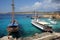 Tourist boats, Comino island, Malta.