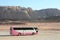 Tourist bus in Wadi Rum