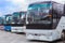 tourist buses on parking