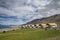 Tourist Camps near Pangong Tso, Ladakh, India.