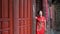 Tourist with Chinese Traditional Clothing in Lijiang China