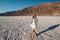 Tourist in Death Valley National Park