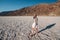 Tourist in Death Valley National Park