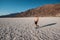 Tourist in Death Valley National Park