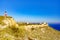 Tourist enjoy coast view, Cabo de Gata, Spain