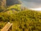 Tourist enjoying fjord view on Stegastein viewpoint Norway