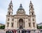 Tourist front of St. Stephen\'s Basilica